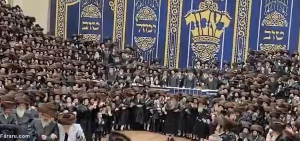 (ویدئو) جشن عروسی عجیب فرزند خاخام یهودی (ویدئو) جشن عروسی عجیب فرزند خاخام یهودی