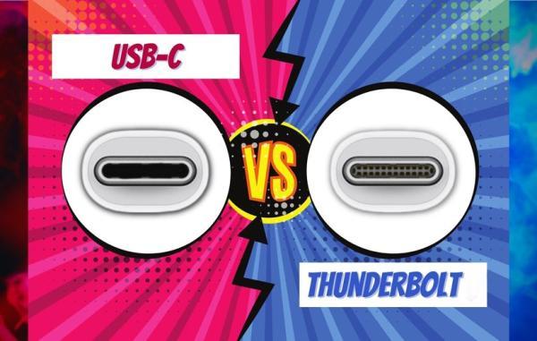 تاندربولت در برابر USB، C؛ تفاوت این پورت ها در چیست؟